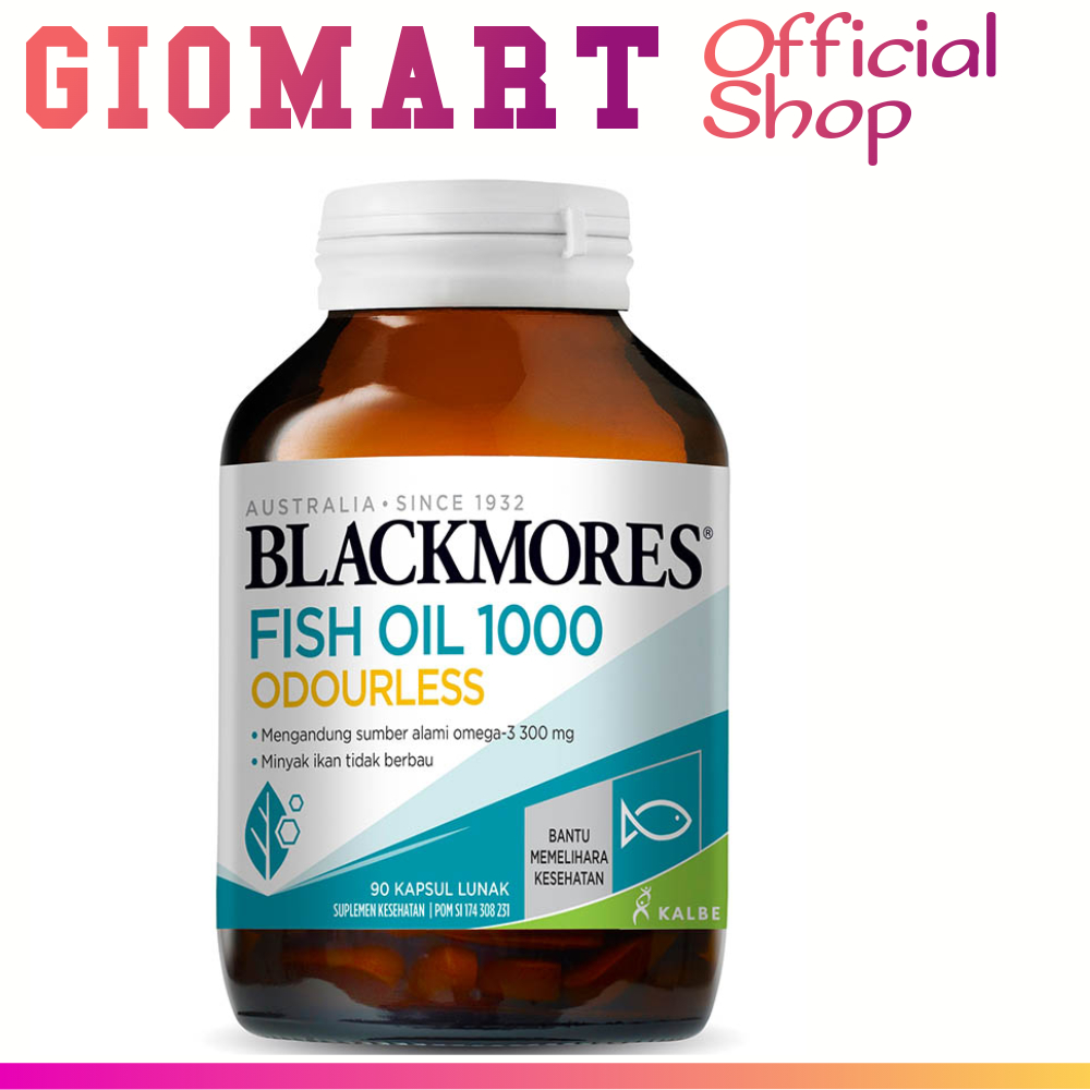 Blackmores Odourless Fish Oil 1000 90 Kapsul