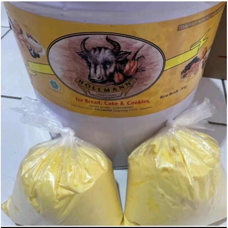 

hollmann butter blend kemasan repack 250gr