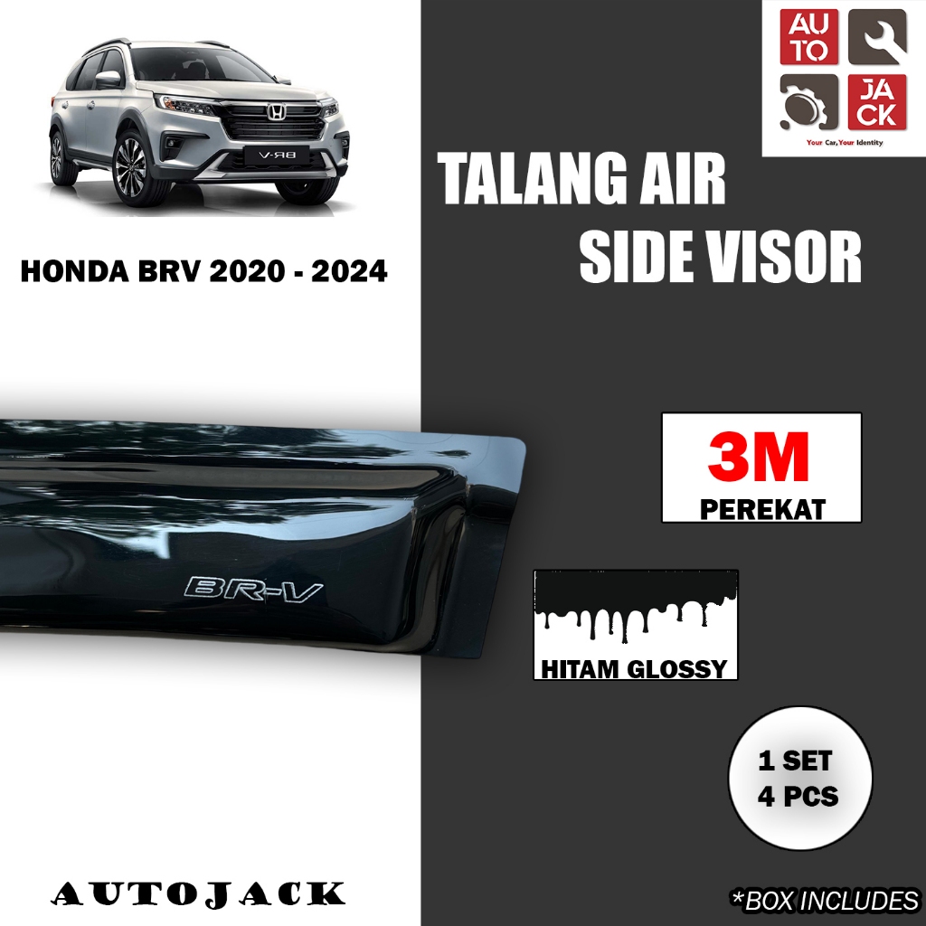 TALANG AIR BRV 2022 - 2024 / SIDE VISOR HONDA BRV / ACCESSORIES BRV 2020 - 2024