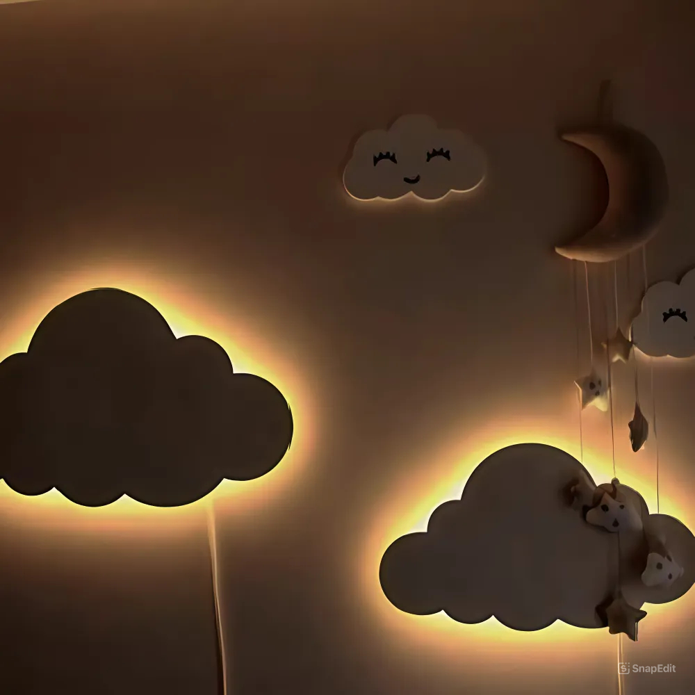 lampu tidur anak Hiasan Dinding Lampu tidur lucu smile unik