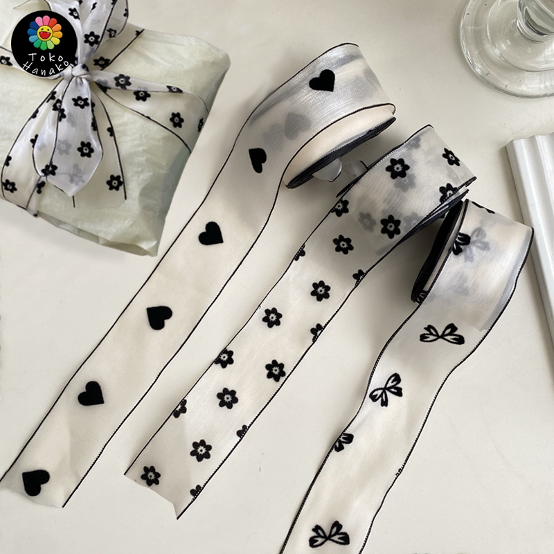 

Korea Pita Ribbon Silk Hati Heart Flower Bunga Busur Diy Buatan Tangan Untuk Hadiah Toko Bunga Kue Bunga