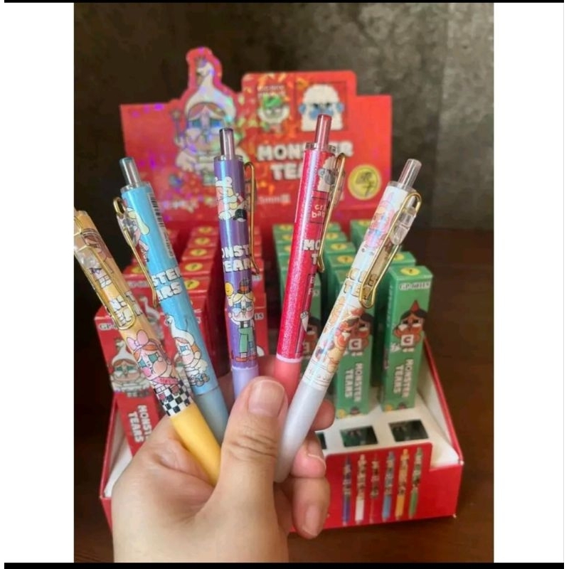 

Jz - Pen Blind Box Cry Baby / Labubu /Capybara lucu Mistery Box pulpen
