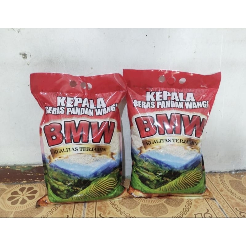 

BERAS SLYP SUPER PULEN PANDAN WANGI MERK BMW UKURAN 5 KG