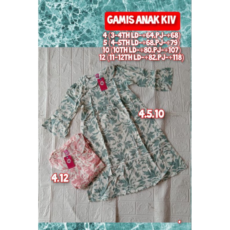 Gamis KIV anak