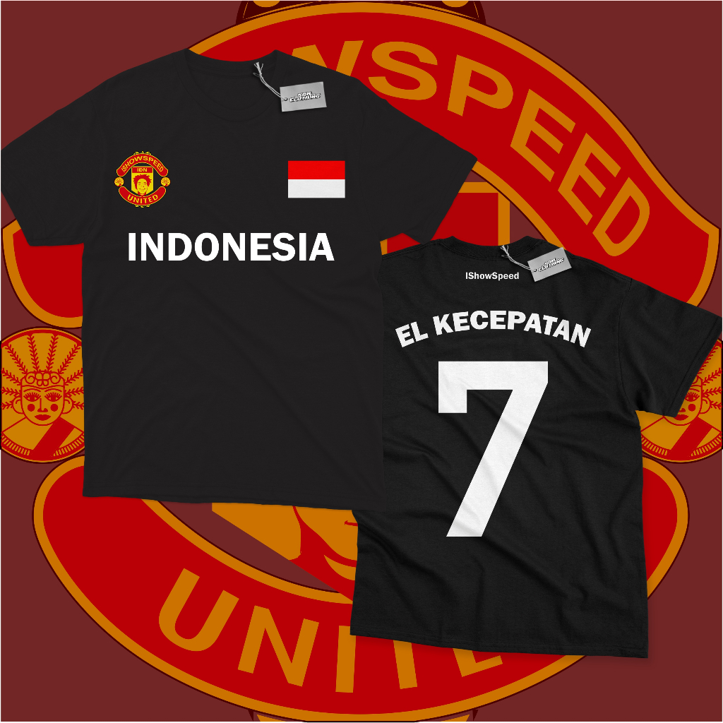 Kaos IShowSpeed El Kecepatan 7 IShowSpeed United