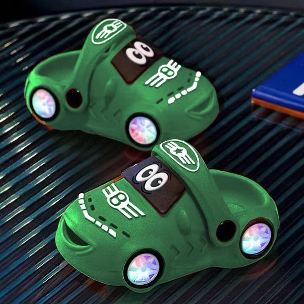 Sandal Anak Model Mobil Led Sendal Sepatu Anak Laki - Laki dan Baby