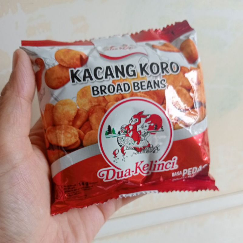 

kacang koro dua kelinci rasa pedas 1 renceng