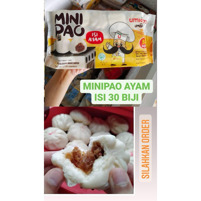 

Minipao mini ayam isi 30