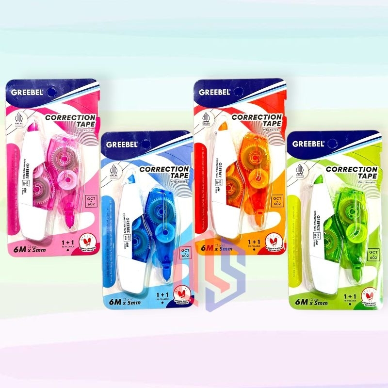 

Correction Tape / Tip X Kertas Greebel GCT 602