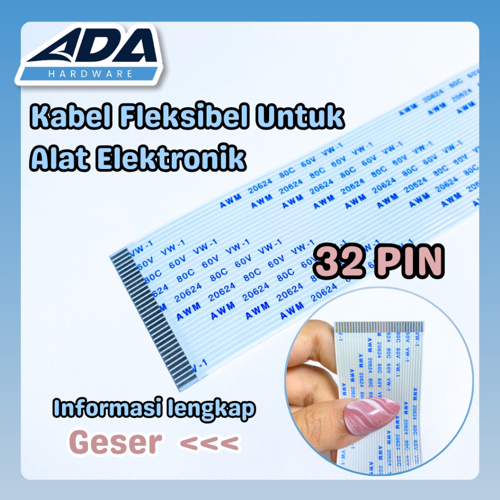 Kabel Fleksibel 32 Pin Panjang 11 CM Lebar 33 MM Searah