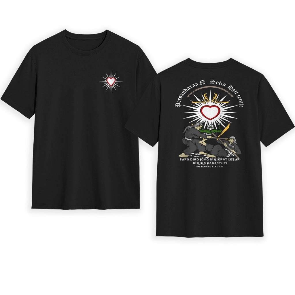 Kaos PSHT - Baju Pencak Silat 23 - Kaos Dewasa Pria Wanita - Terbaru Baju Psht