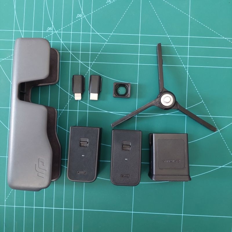 LENGKAP Aksesoris DJI Osmo Pocket 2 Wide Angle Lens Connector Do it All Handle Mini Control Stick OR