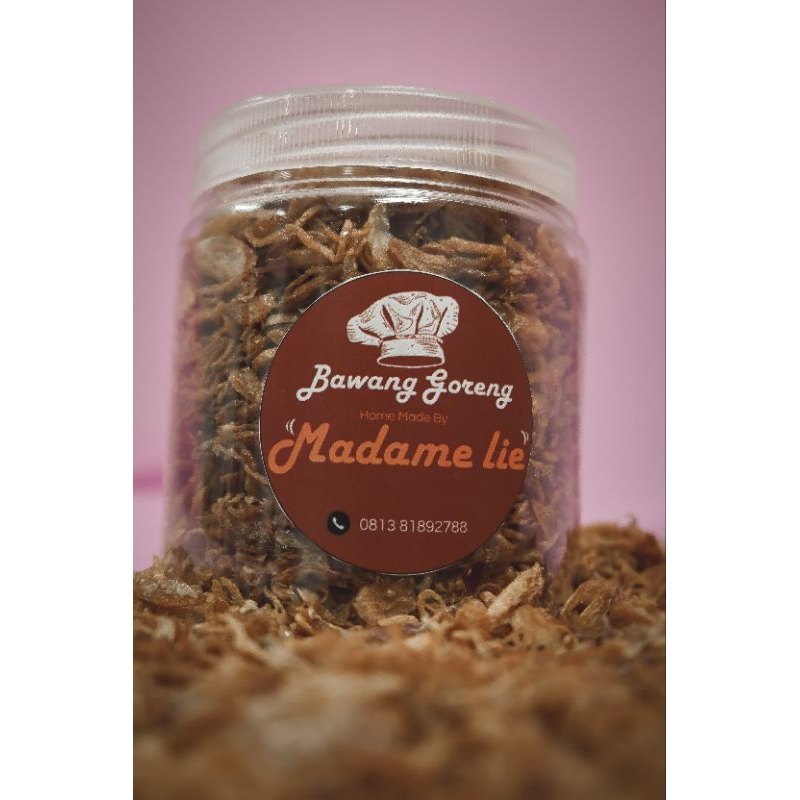 

Bawang Merah Goreng Crunchies Madamelie 160gram