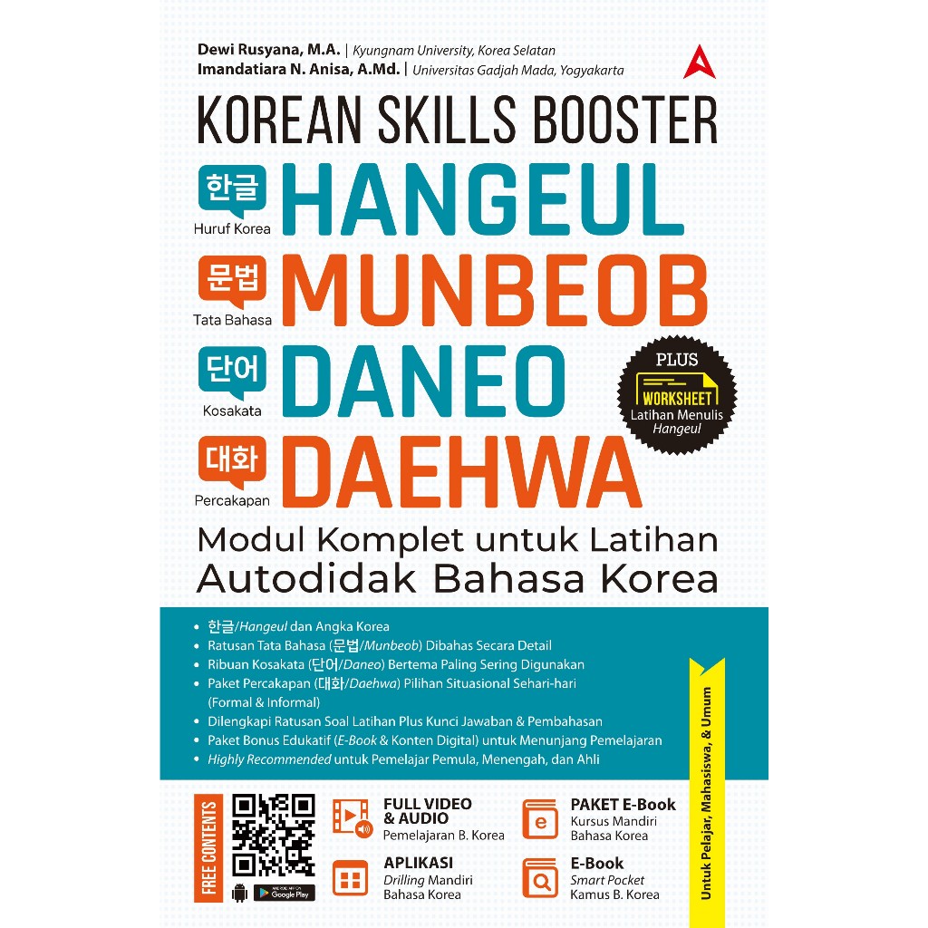 Gramedia Medan - KOREAN SKILL BOOSTER HANGEUL MUNBEOB DANEO DAEEHWA