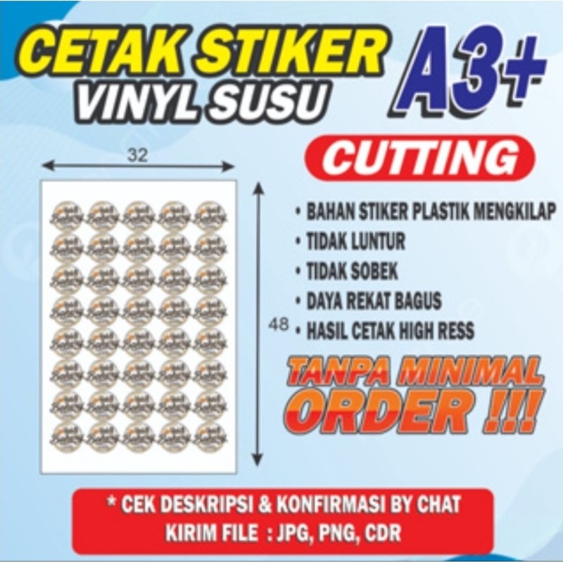 

stiker sticker vinil A3+