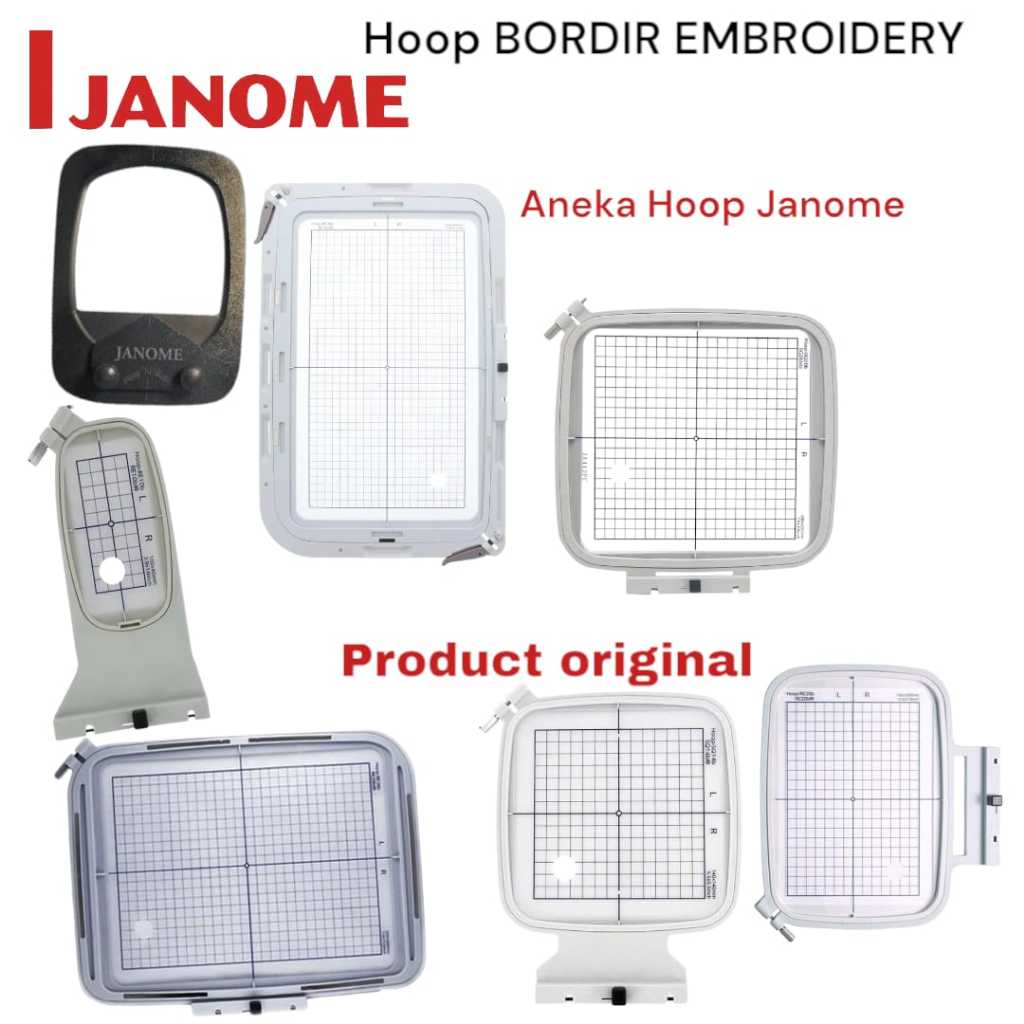 JANOME ACCESORIES - Aneka hoop mesin bordir komputer janome memory craft
