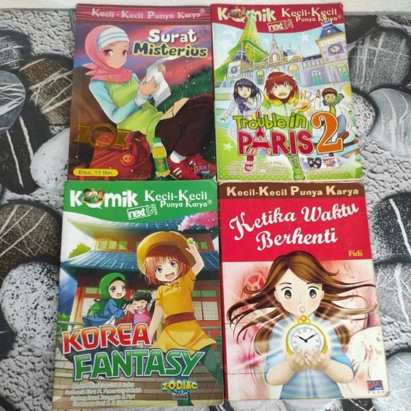 Komik dan Novel KKPK - Kecil Kecil Punya Karya - Original Bekas