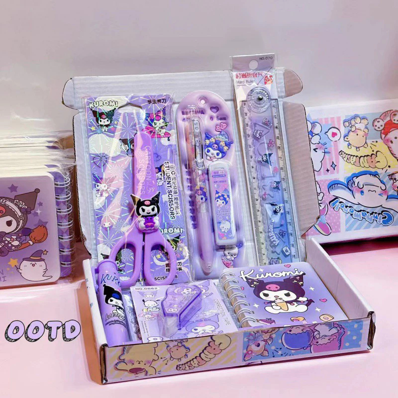

Ashley Sanrio Handbook MelodyStationery Set Handbook Gift BoXChildren Girs Primary School Student