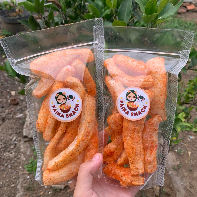 

KERUPUK KULIT SAPI BALADO RENYAH PEDAS MANIS POUCH BESAR