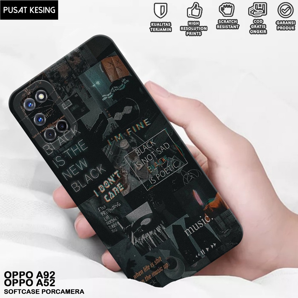 CASE OPPO A52 / OPPO A92 - Casing Hp Oppo A52 Oppo A92 Motif AESTHETIC - Case Hp - Casing Oppo A52 O