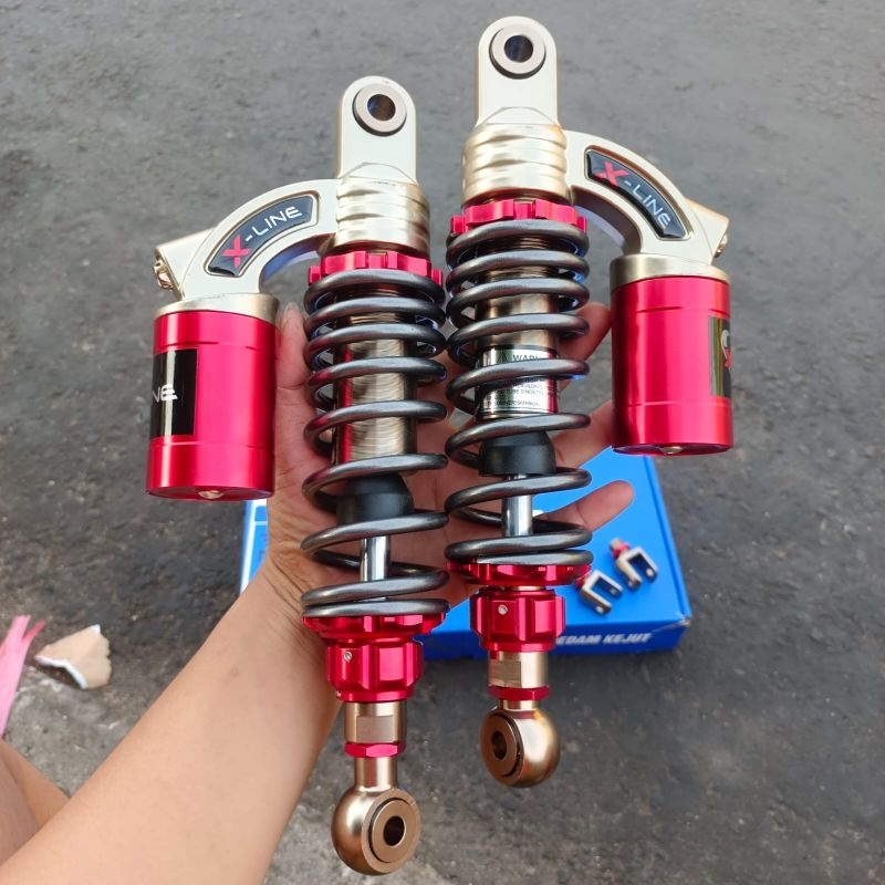 Shock shock shockbreaker X-LINE 528 series Ukuran 280 JUPITER,FISR,VEGA R, premium good quality