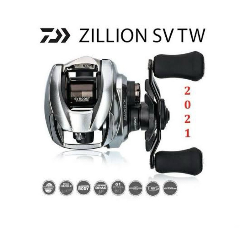 REEL DAIWA ZILLION SV TW 1000XHL 21| REEL BC BAITCASTING