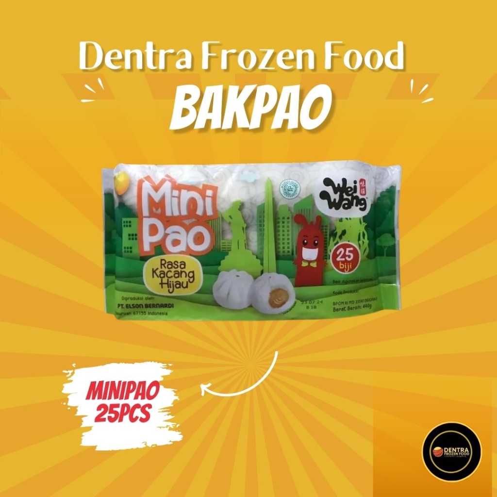 

WEIWANG MINIPAO KACANG HIJAU 25PCS