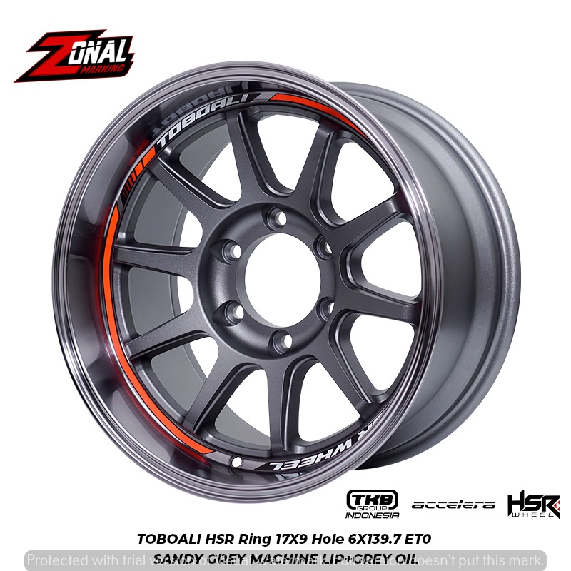 VELG RACING HSR MURAH RING 17 BUAT MOBI HILUX PAJERO FORTUNE EVEREST