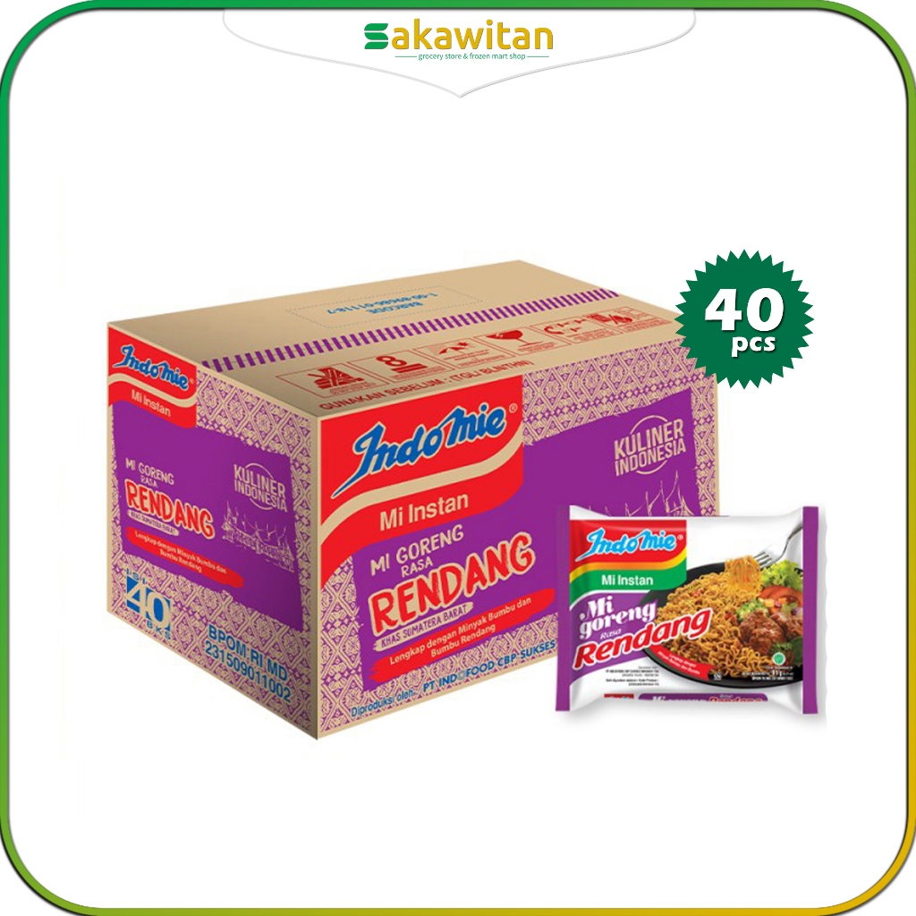 

Indomie Goreng Rendang 1 Dus 40 Pcs 83 Gram | Sakawitan