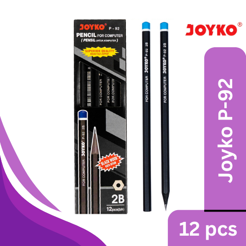 

Pensil 2B Joyko - 12pcs 1 box (P-92 Pencil 2B)