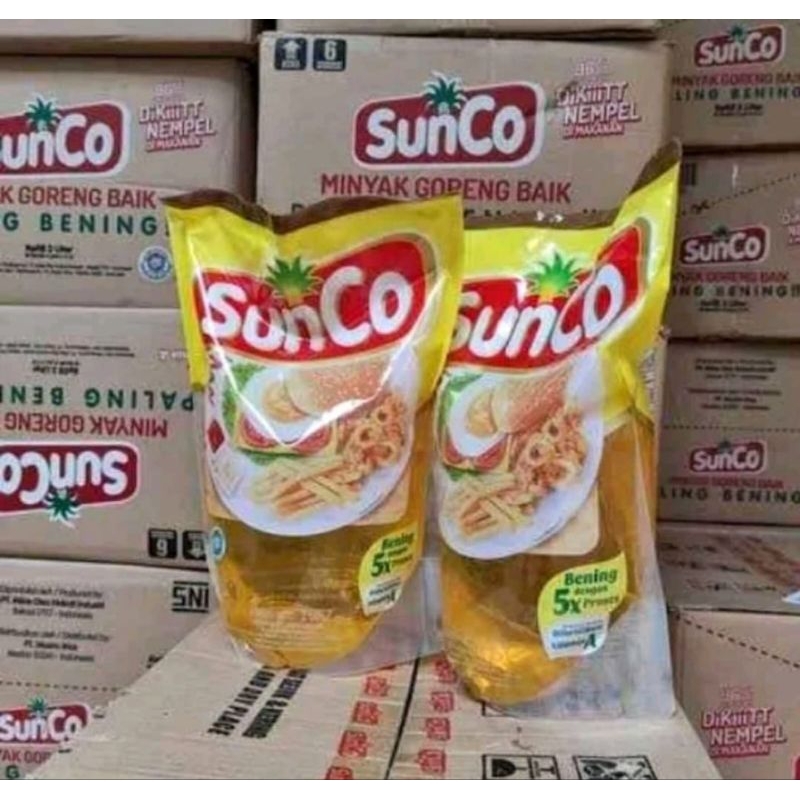 

Minyak goreng SunCo kemasan 2L