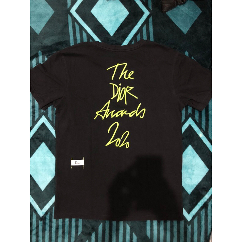 READY ✅ Kaos hitam di0r bordir seken pria wanita unisex tshirt limited edition