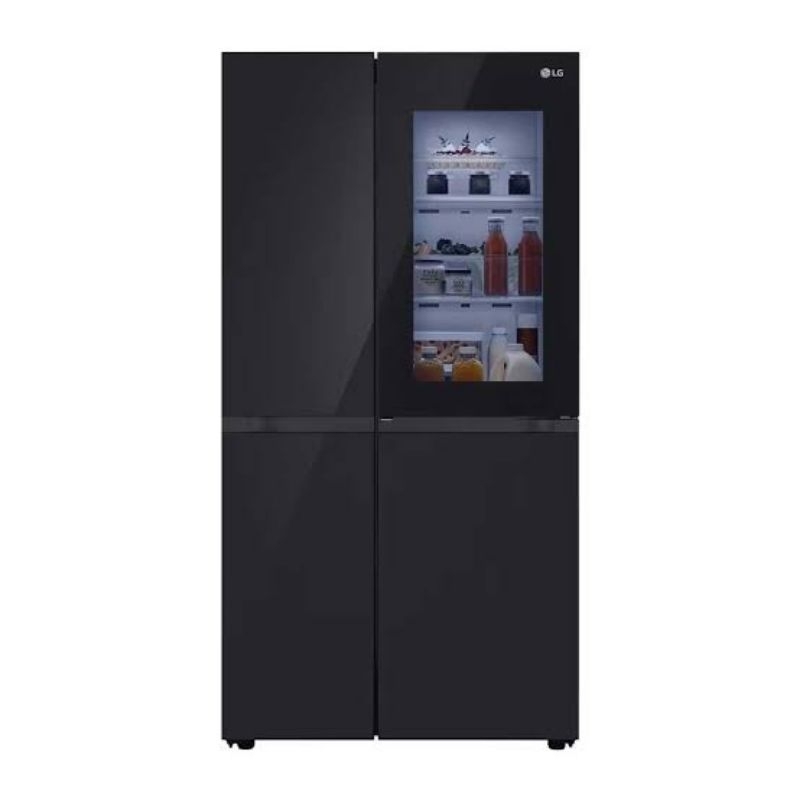 LG KULKAS INSTAVIEW SIDE BY SIDE REFRIGERATOR GCQ257SGVL