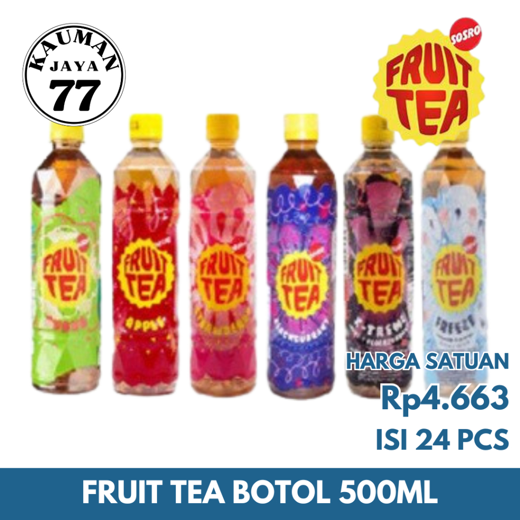 

FRUIT TEA BOTOL 500ML ISI 24 PCS TERMURAH