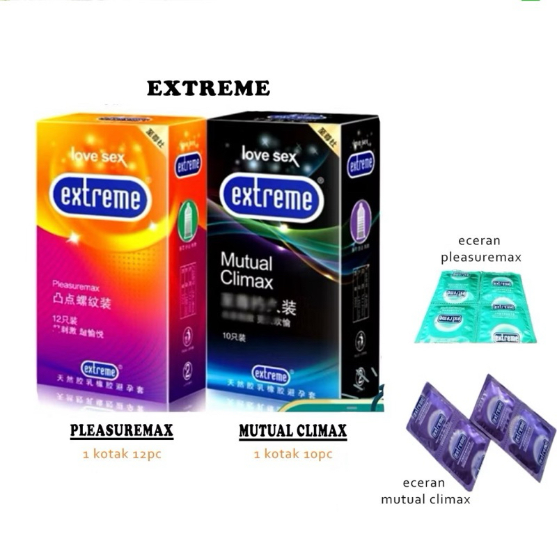 Kondom Durex Climax/Extreme Mutual Climax/Extreme Pleasuremax/Extreme Excited Ribbed