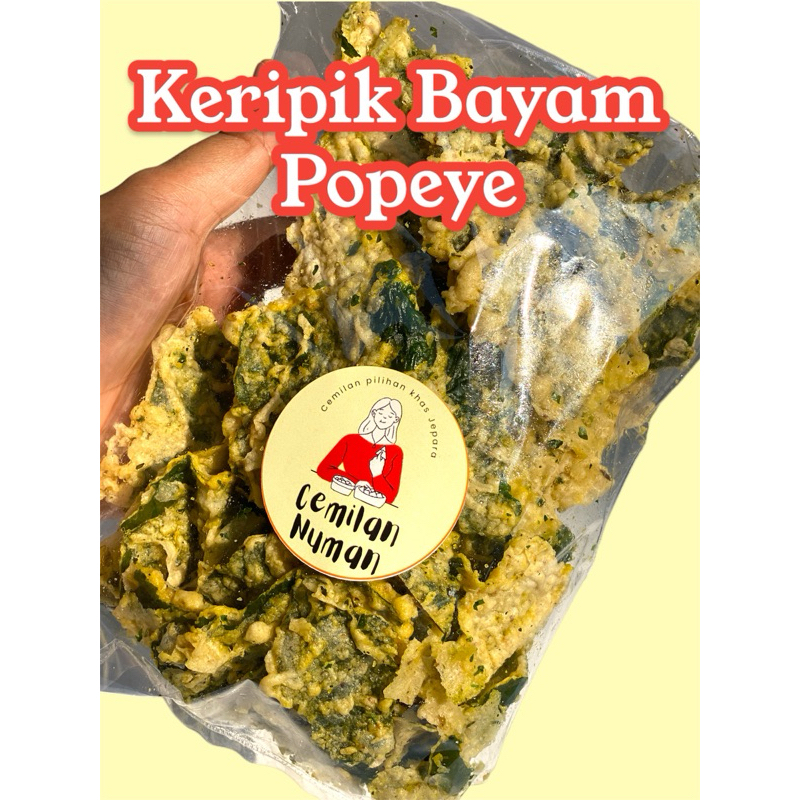 

kripik bayam - peyek bayam - rempeyek bayam