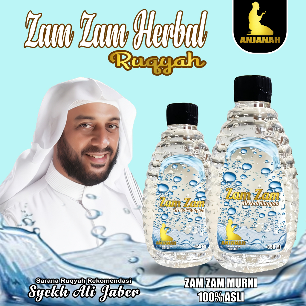 

Anjanah Air zam-zam 100% asli Plus Ruqyah (Obat Khusus Terkena Sihir/Santet/Kejinan/Kesurupan dsb)