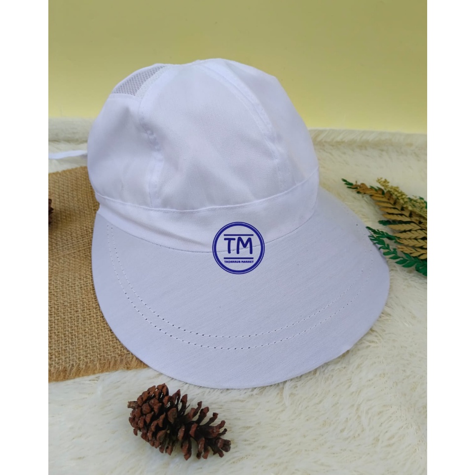 Hadir Terupdate Topi Haji Umroh Wanita CADDY POLOS Topi Haji Umroh Golf  Perlengkapan Haji  Umroh Wa