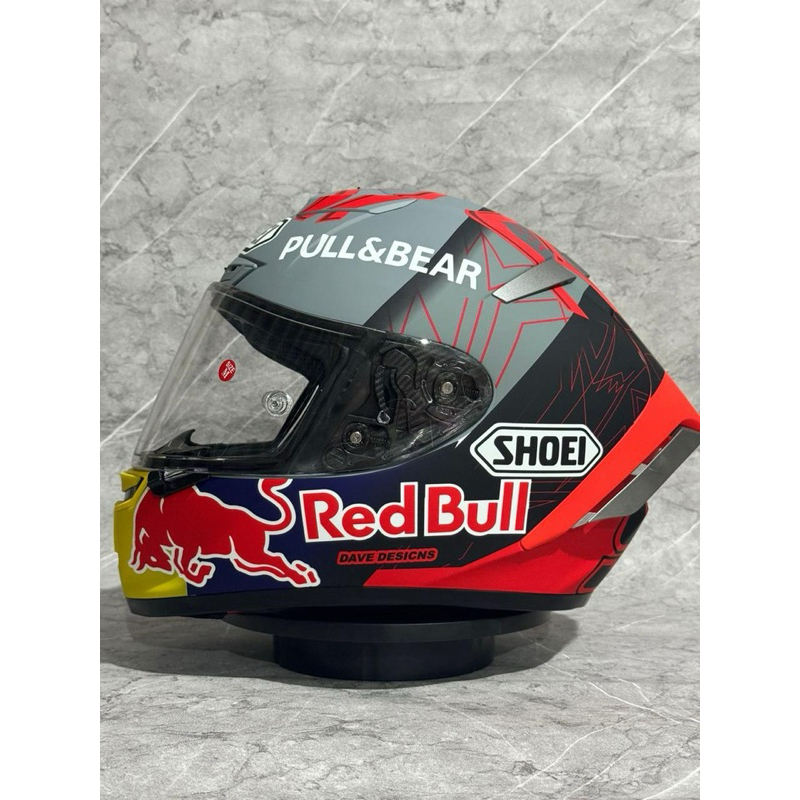HELM CLONE SHOEI X14 1:1 FULL FACE MARC MARQUEZ 6 BLACK CONCEPT V2 RED BULL