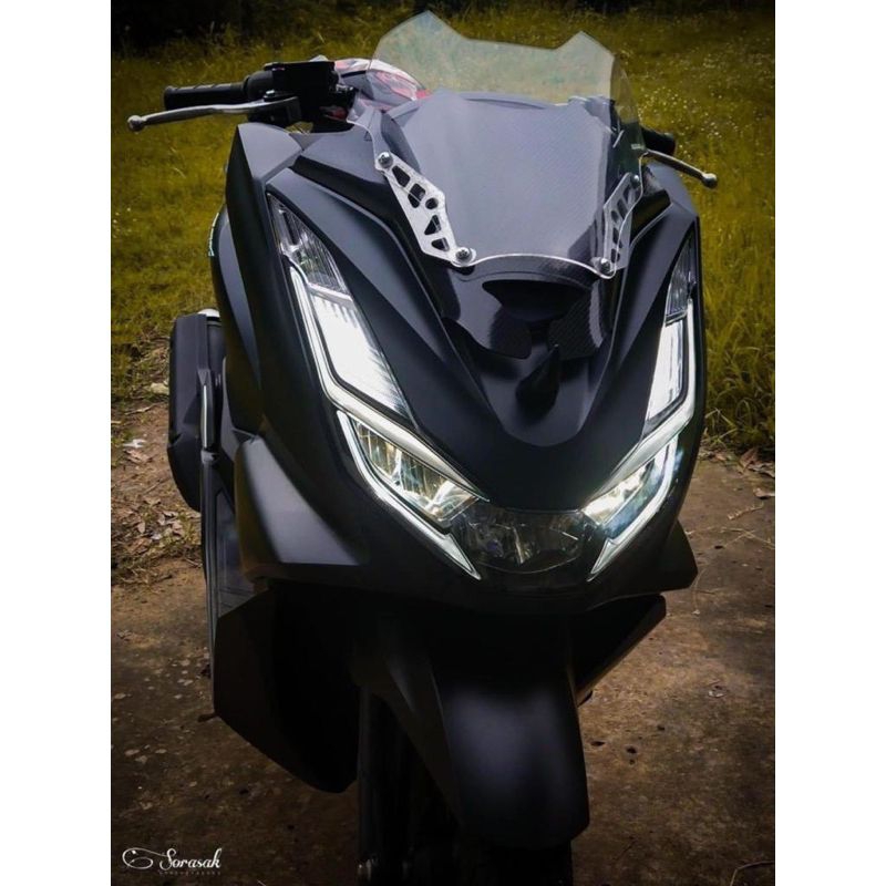 Visor PCX 160 Thailand Breket Windshield PCX Thailand  / PCX Thailand breket
