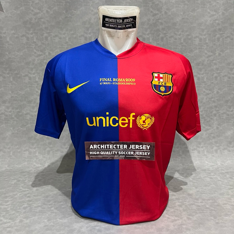 [08/09] Jersey Baju Bola Barcelona Barca Home Final UCL Roma 08/09 2008 2009 Grade Ori Import Vintag