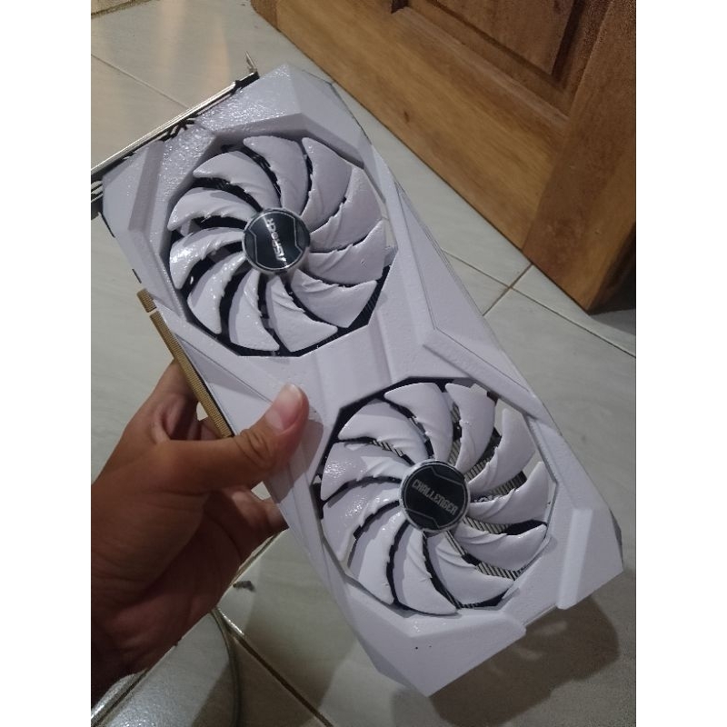 VGA ASROCK RX6600 8GB GDDR6 BEKAS Hdmi No display Kipas nyala