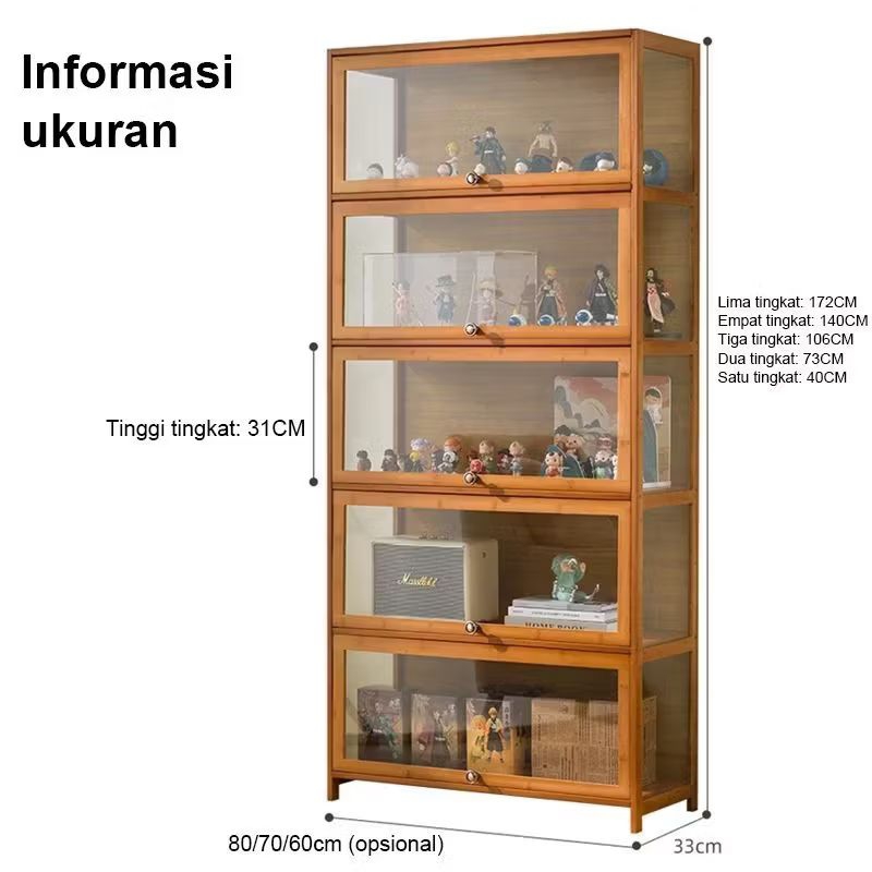 BUFET HIAS KACA JATI JEPARA