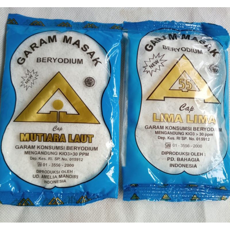 

Garam Dapur Logo Segi 3Emas 100gr 1Bal isi 40pcs