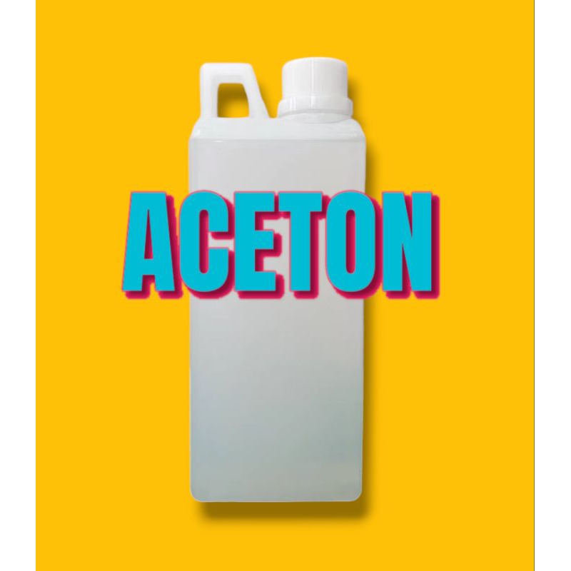 Acetone Pembersih Kutek Promo TERMURAH Aseton 1 Liter dan 0,5 Liter