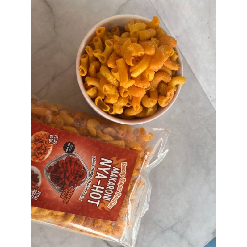 

Makaroni HOT Dapur HanHan 250 gram Pedas Basic & Pedas Hot Kriuk Renyah Gurih