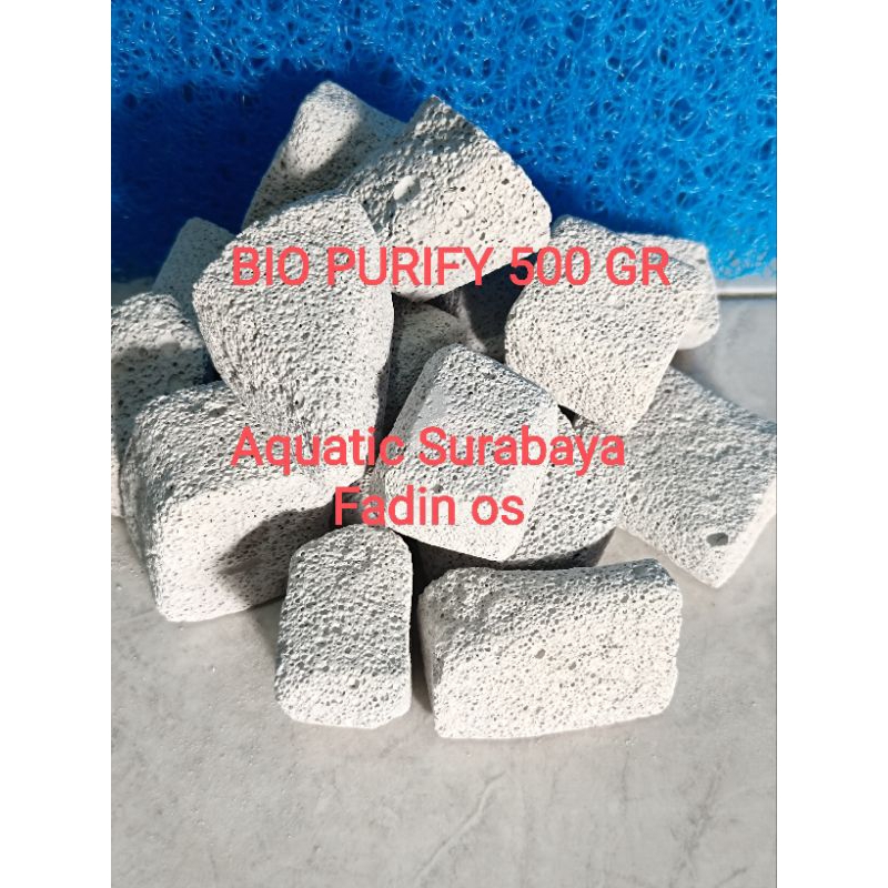 CRYSTAL BIO/BIO CRISTAL/SUPER BIO/BIO PURIFY 500 GR FILTER AQUARIUM KOLAM PENJERNIH AIR