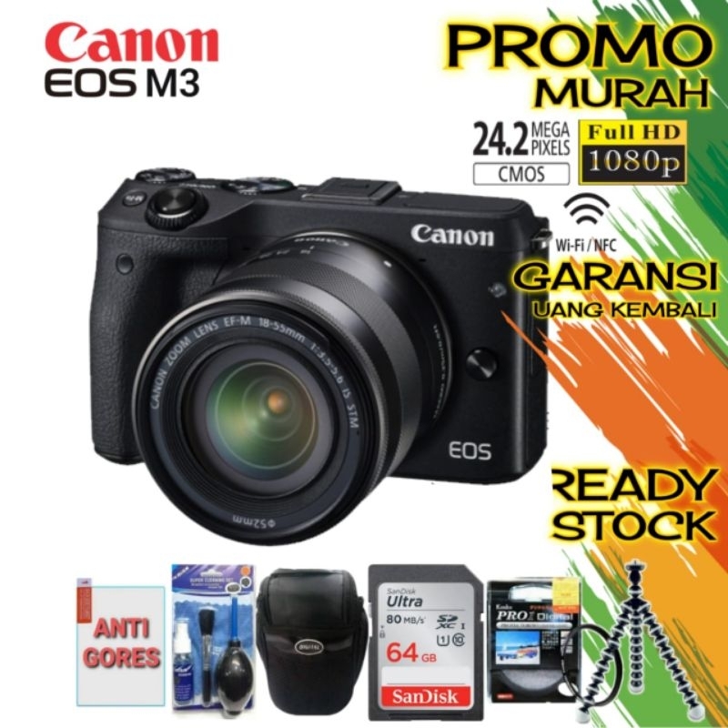 CANON M3 LENSA 18-55MM STM ORIGINAL