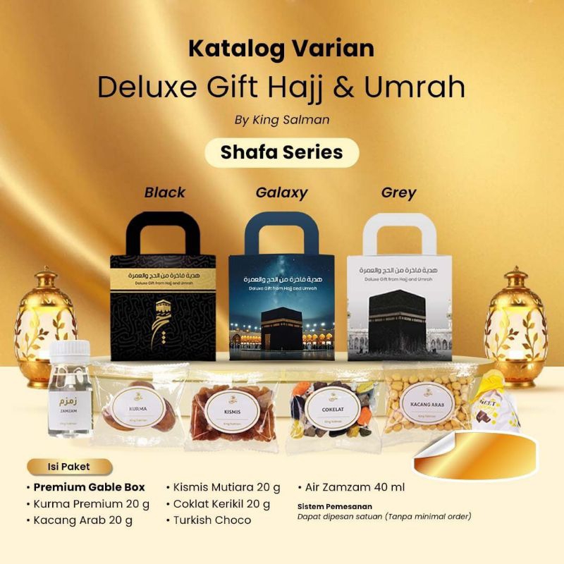 

OLEH-OLEH HAJI DAN UMROH PREMIUM KING SALMAN SHAFA GABLE BOX