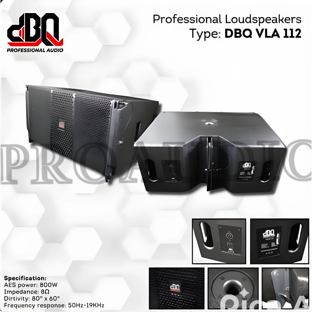 SPEAKER LINE ARRAY DBQ VLA 112 / VLA112 / VLA-112 SPEAKER AKTIF LINE ARRAY 800 WATTS ORIGINAL